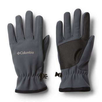 Columbia Ascender Softshell, Guantes Grises Oscuro Para Hombre | 730498-DUR